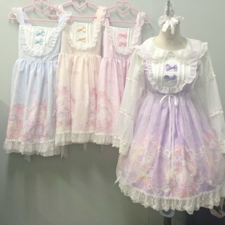 Kitty Manor Lolita Style Dress JSK + Blouse Set (WS36)